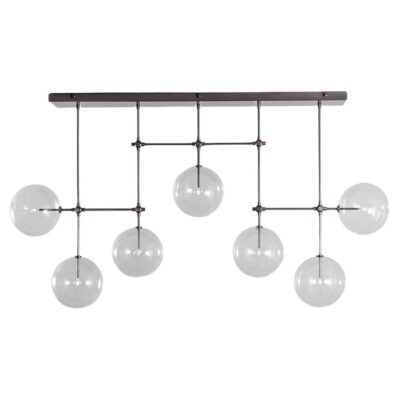 Soap B7 MD Black Gunmetal Chandelier by Schwung