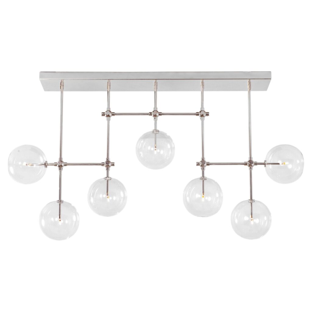 Soap B7 MD Polished Nickel Chandelier by Schwung 1