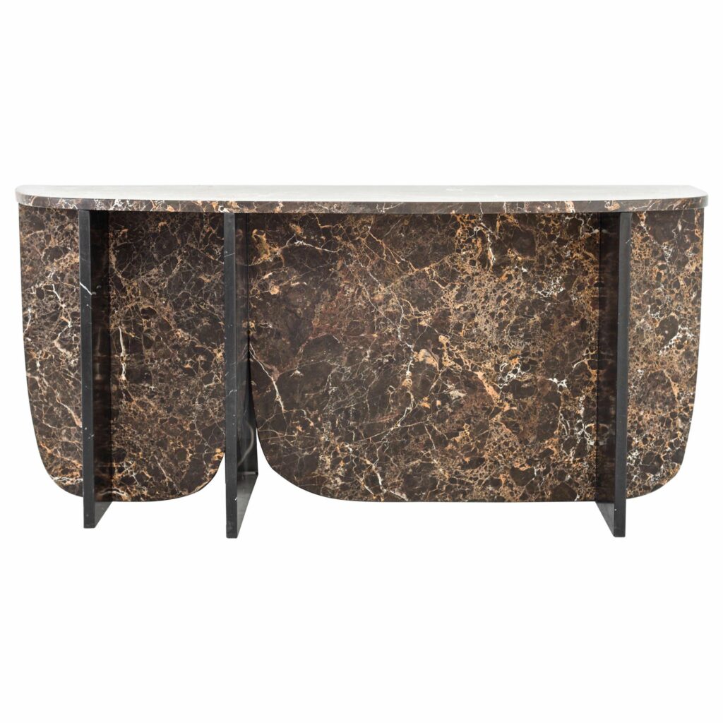 Trilithon Marble Console Table by OS And OOS 1