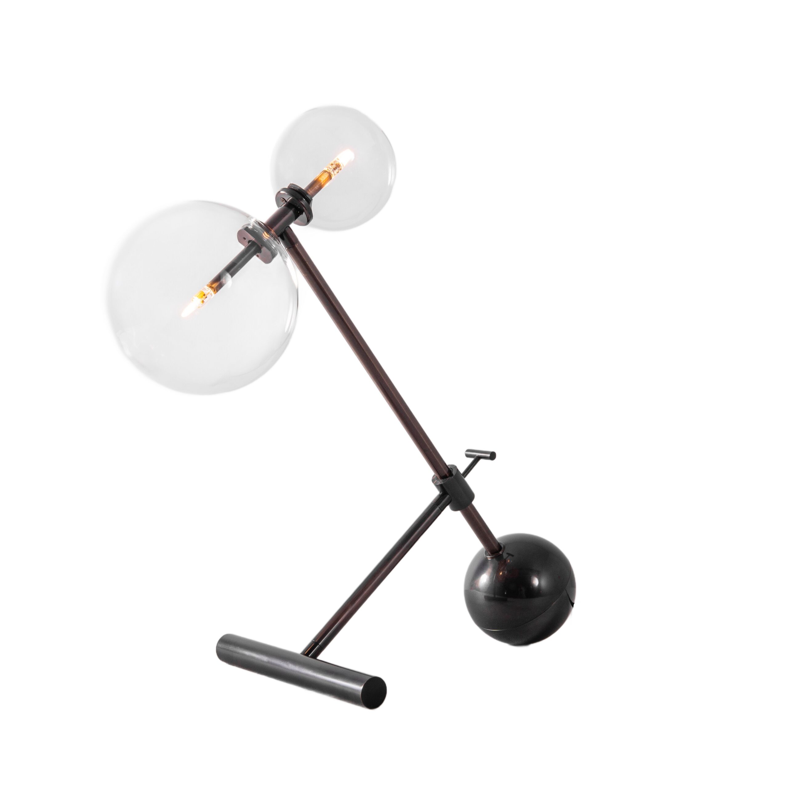Zosia Black Gunmetal Table Lamp by Schwung 1