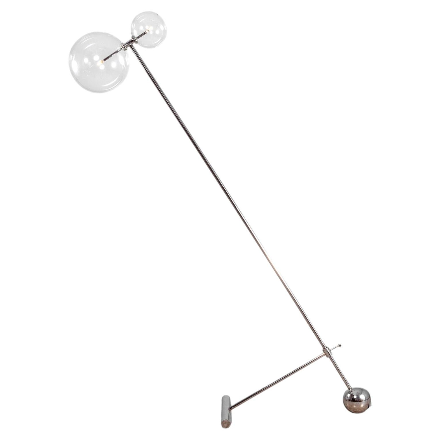 Zosia Polished Nickel Floor Lamp by Schwung 1