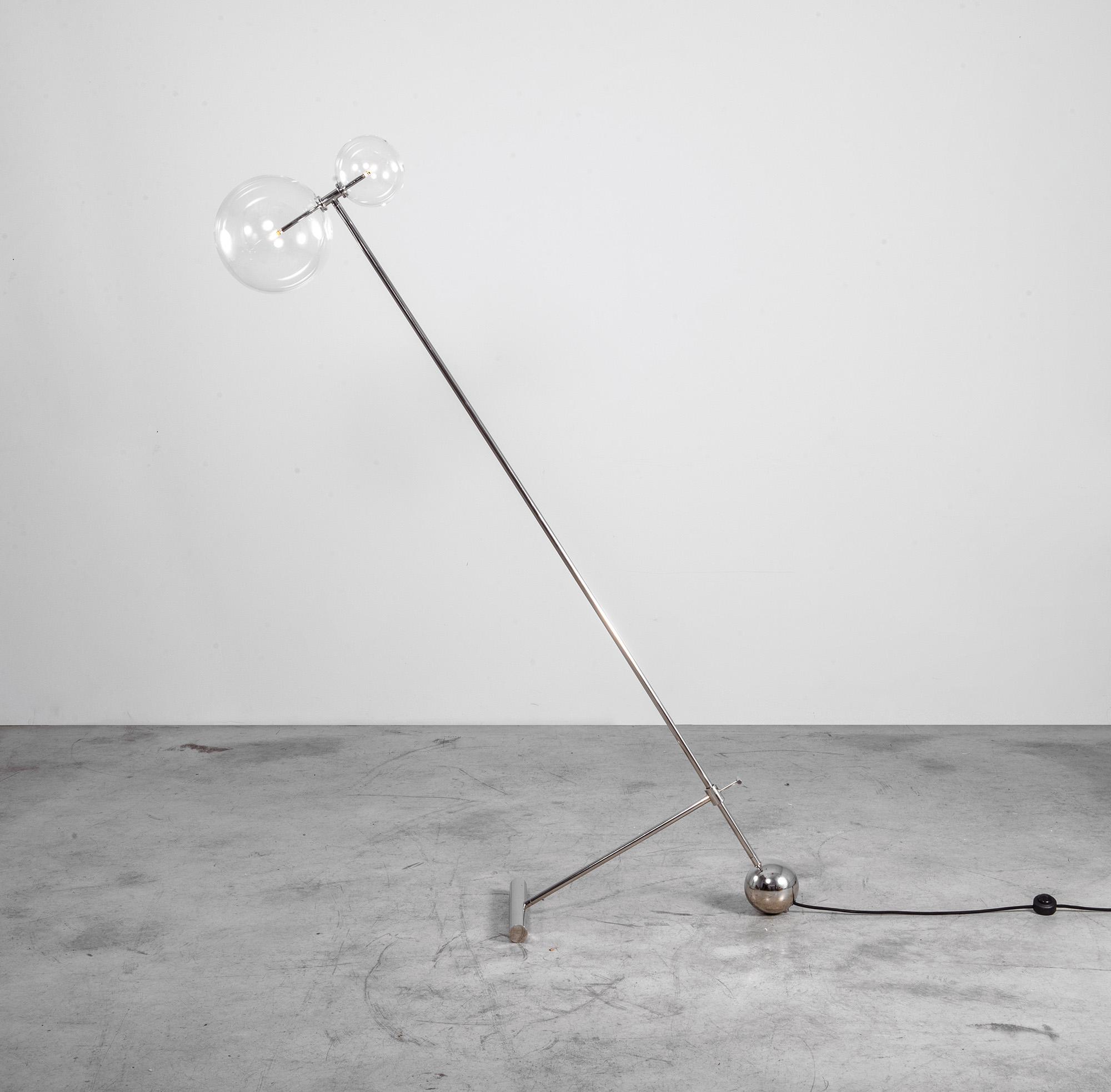 Zosia Polished Nickel Floor Lamp by Schwung 2