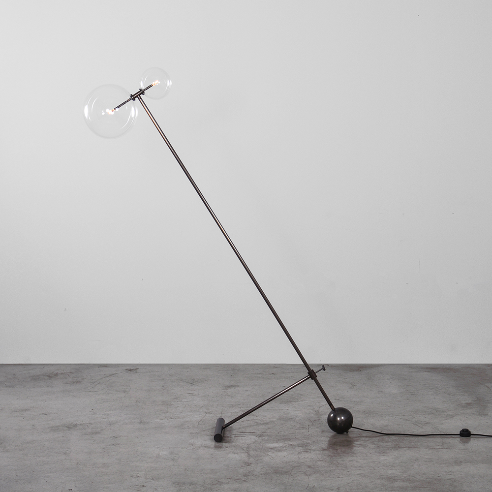 Zosia Polished Nickel Floor Lamp by Schwung 4