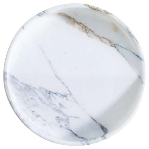 Big Poche Round Calacatta Marble by Henry Wilson 0