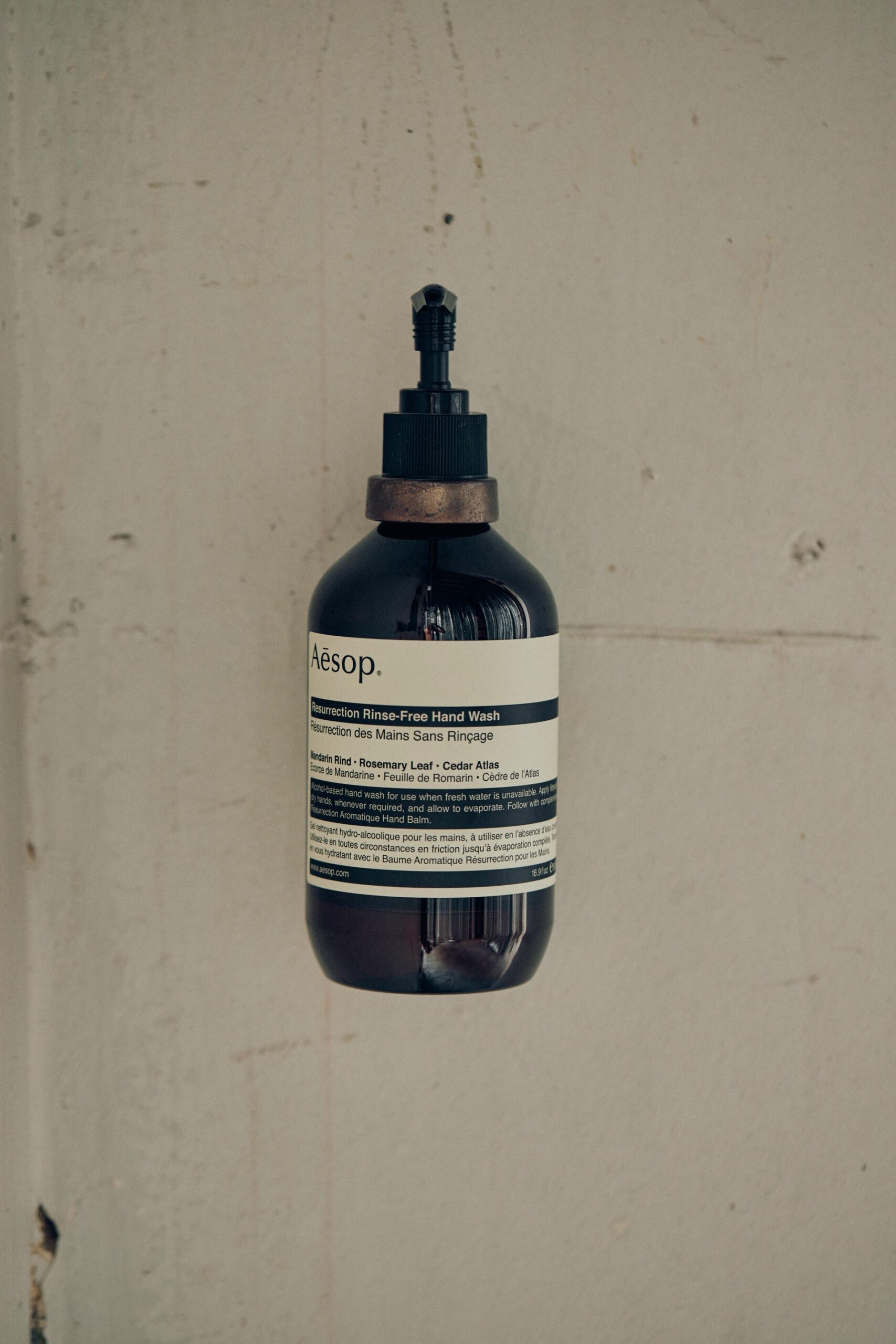 Blackened Bottle Bracket in Aluminium & Brass by Henry Wilson 4