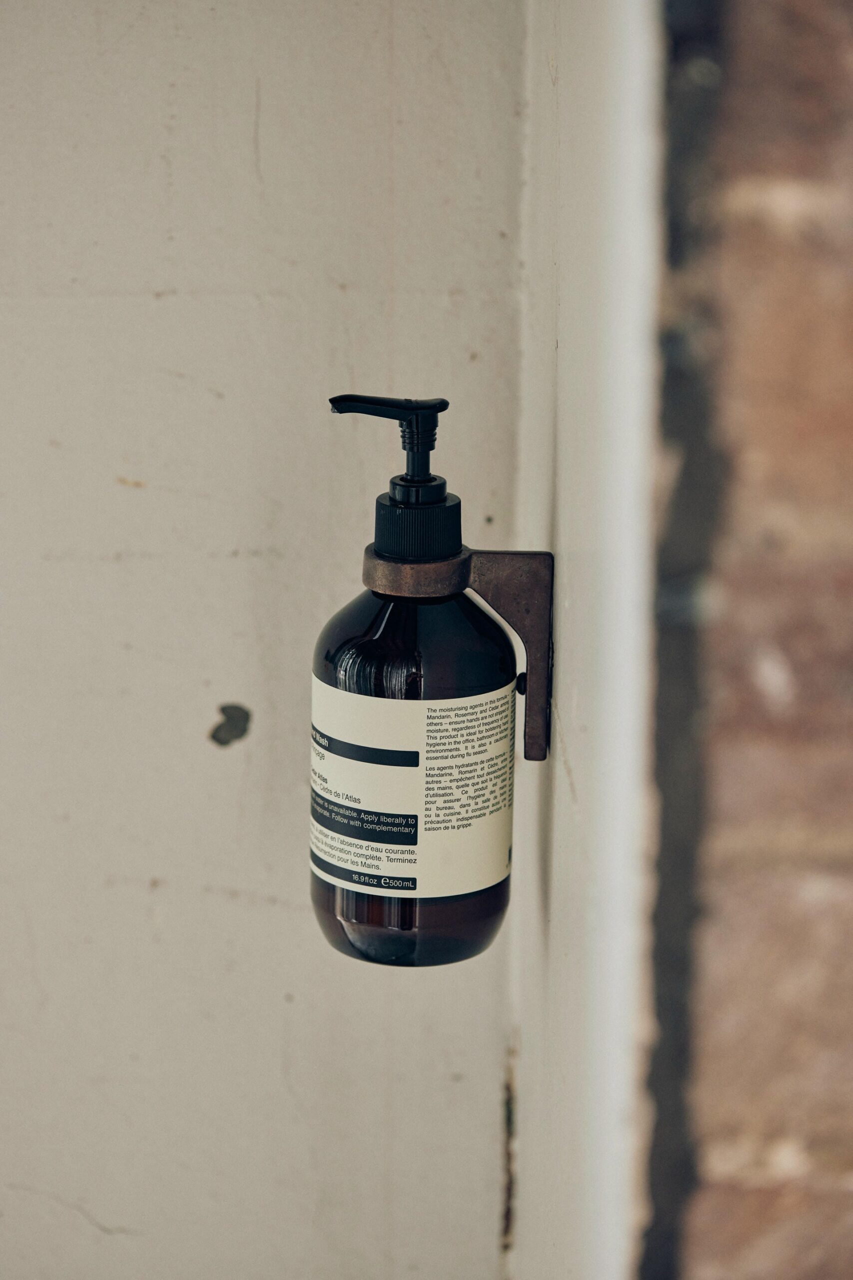 Blackened Bottle Bracket in Aluminium & Brass by Henry Wilson 6