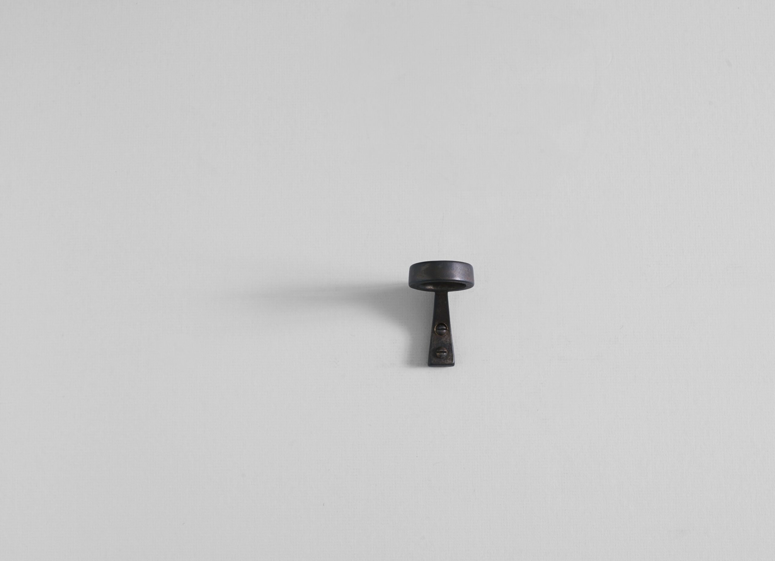 Blackened Bottle Bracket in Aluminium & Brass by Henry Wilson 9