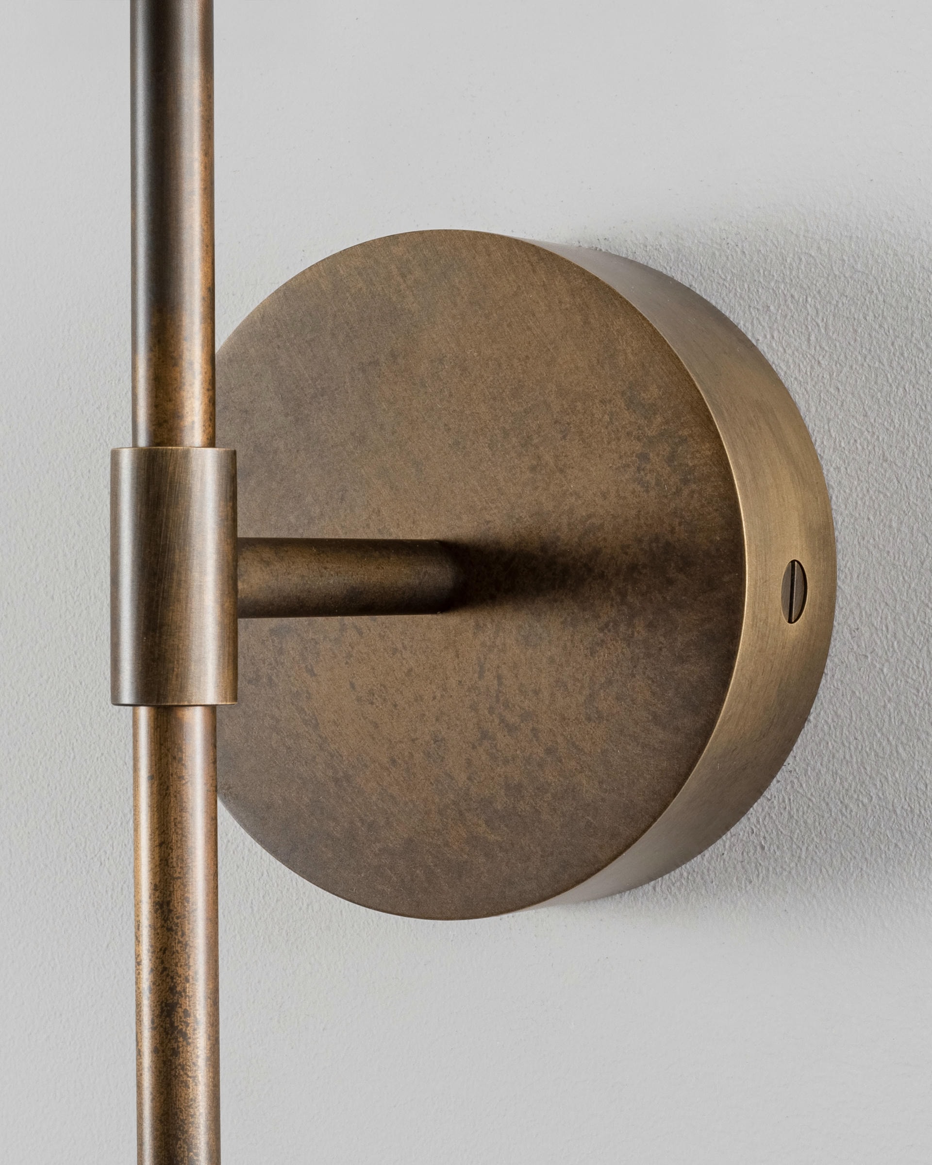 Dawn Single Brass Wall Sconce by Schwung 3