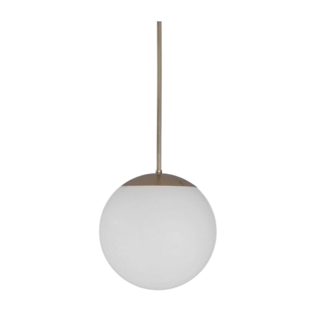 Glass Globe Opal 30 Pendant Light by Schwung 1