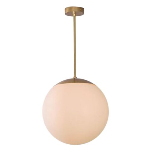 Glass Globe Opal 40 Pendant Light by Schwung 1