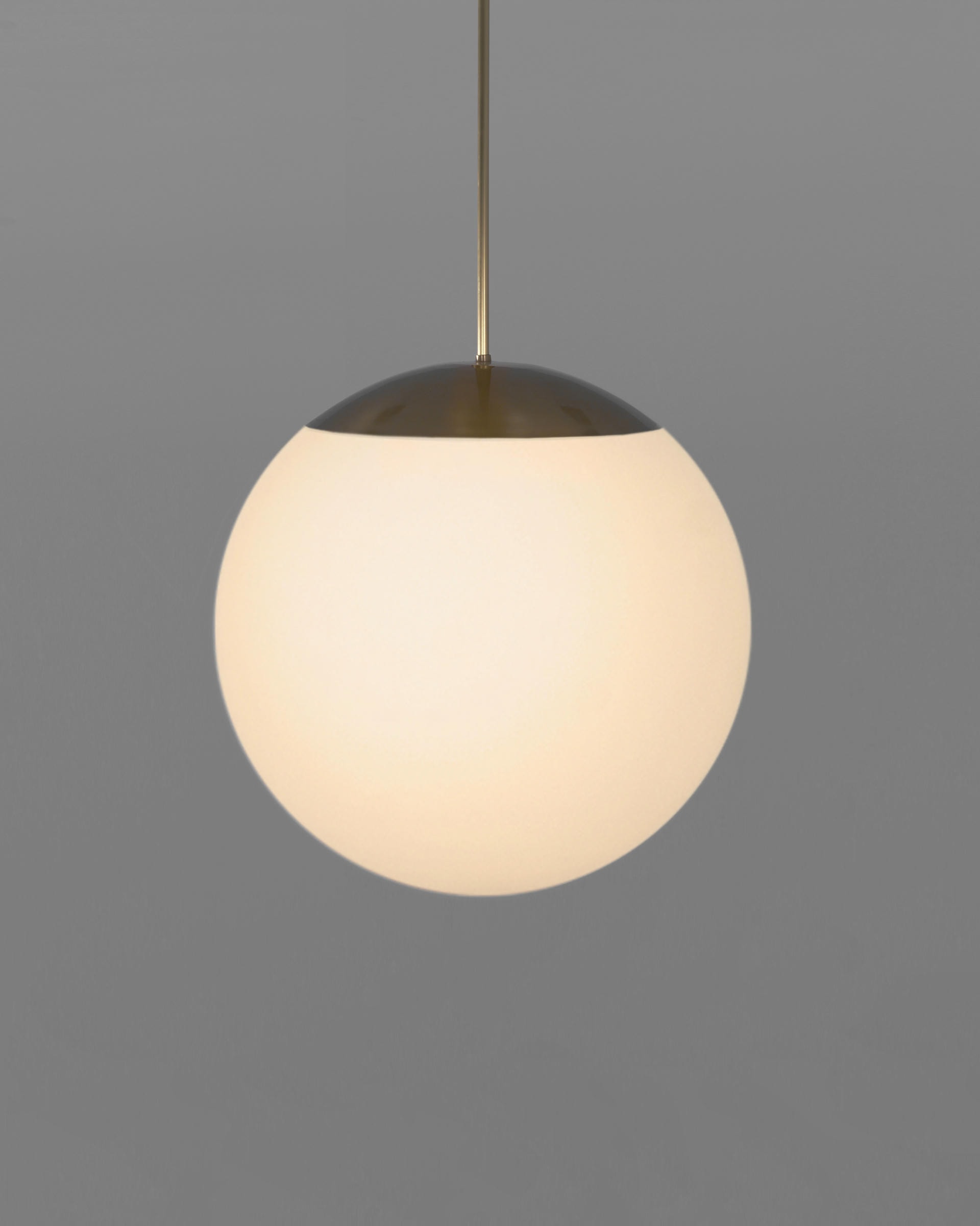 Glass Globe Opal 50 Pendant Light by Schwung 3