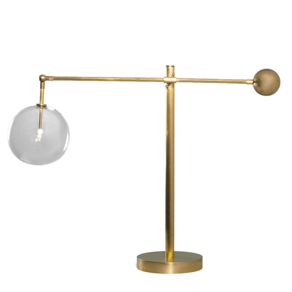 Milan Brass Table Lamp by Schwung 1