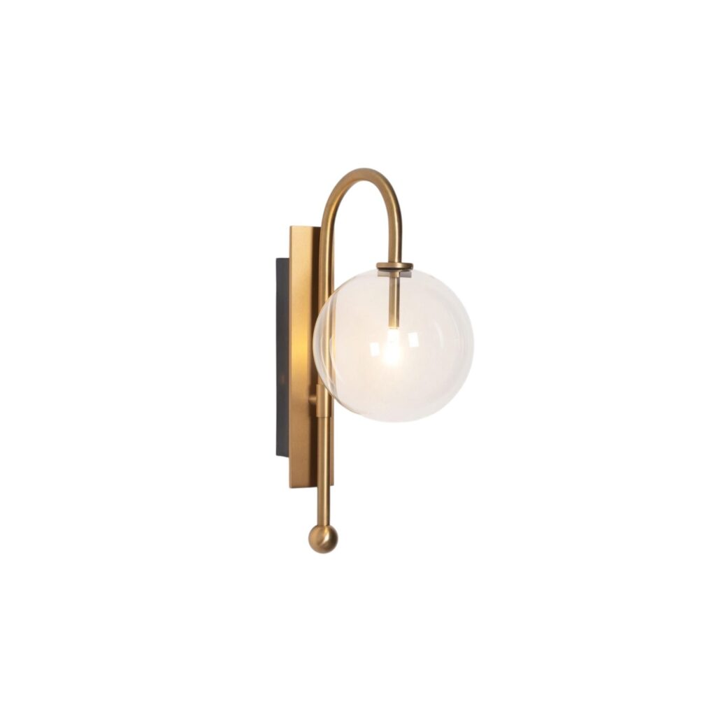 Naples Brass Wall Sconce by Schwung 1