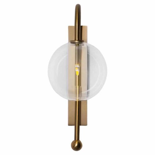 Naples Brass Wall Sconce by Schwung 7
