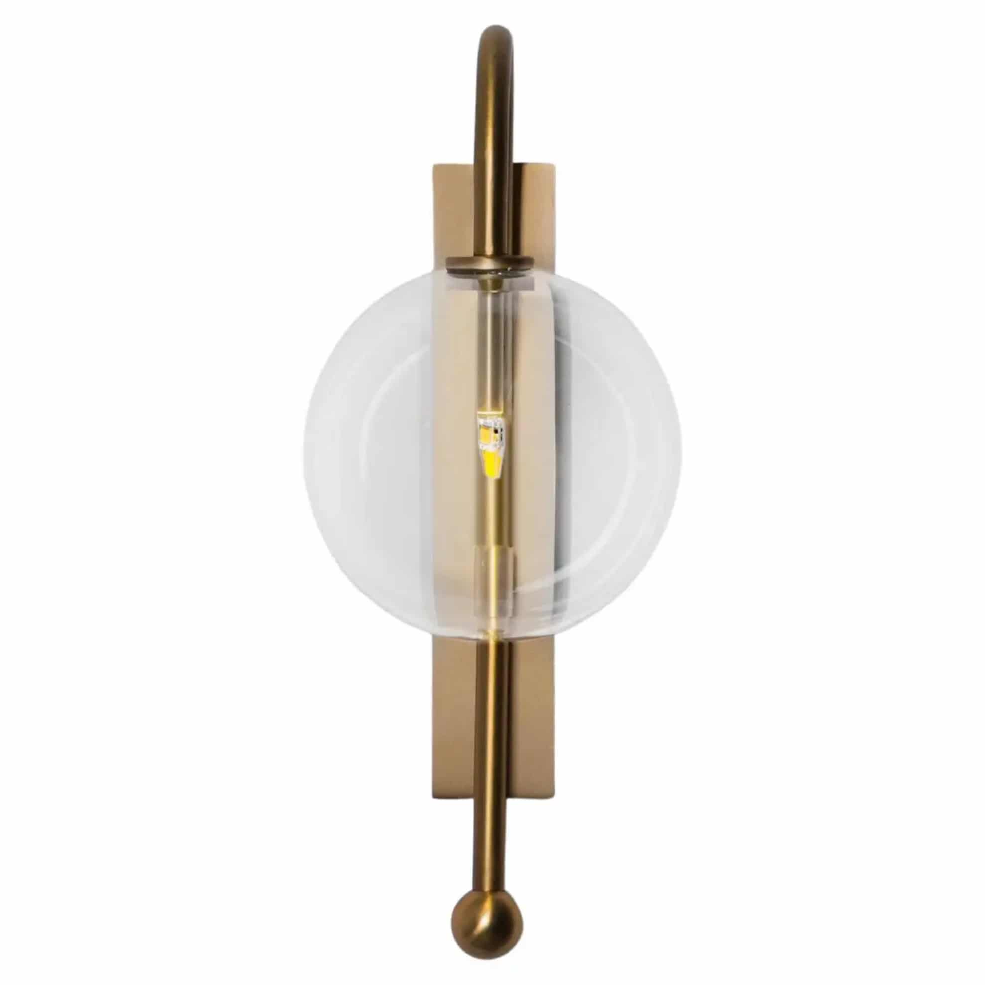 Naples Brass Wall Sconce by Schwung 7