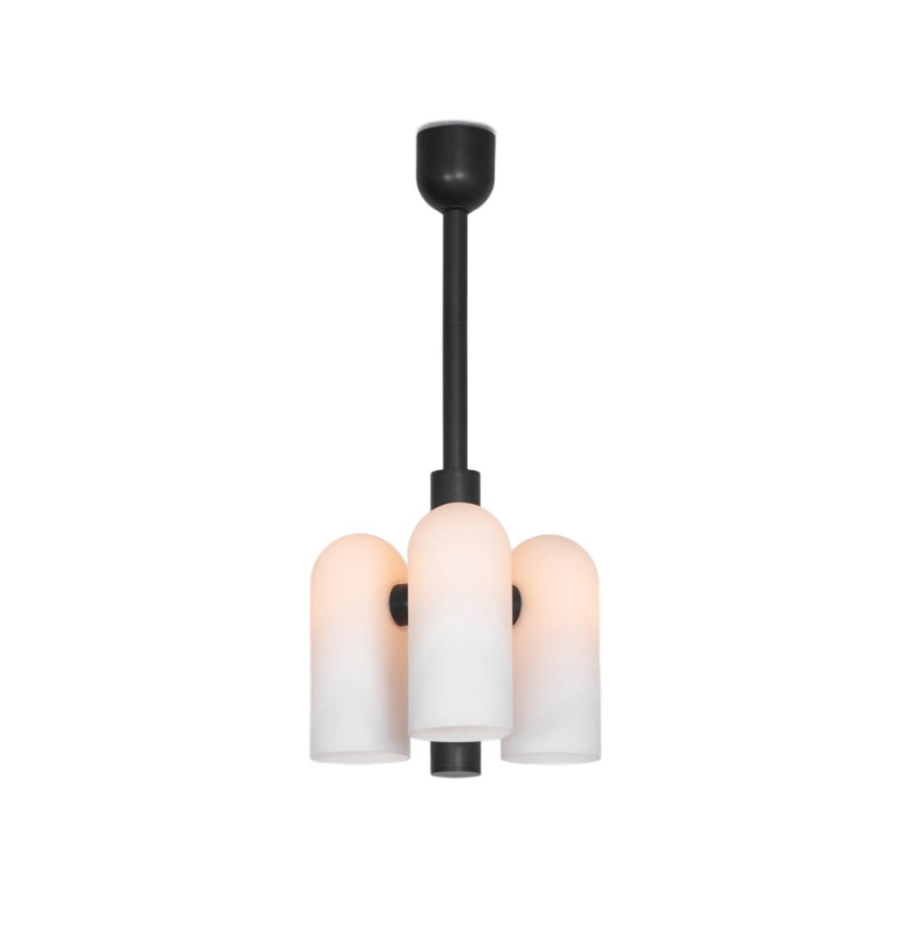 Odyssey 3 Black Pendant Light by Schwung 1