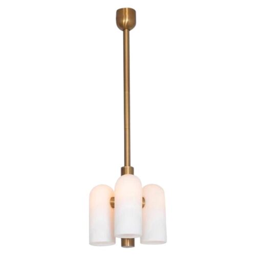 Odyssey 3 Brass Pendant Light by Schwung 1