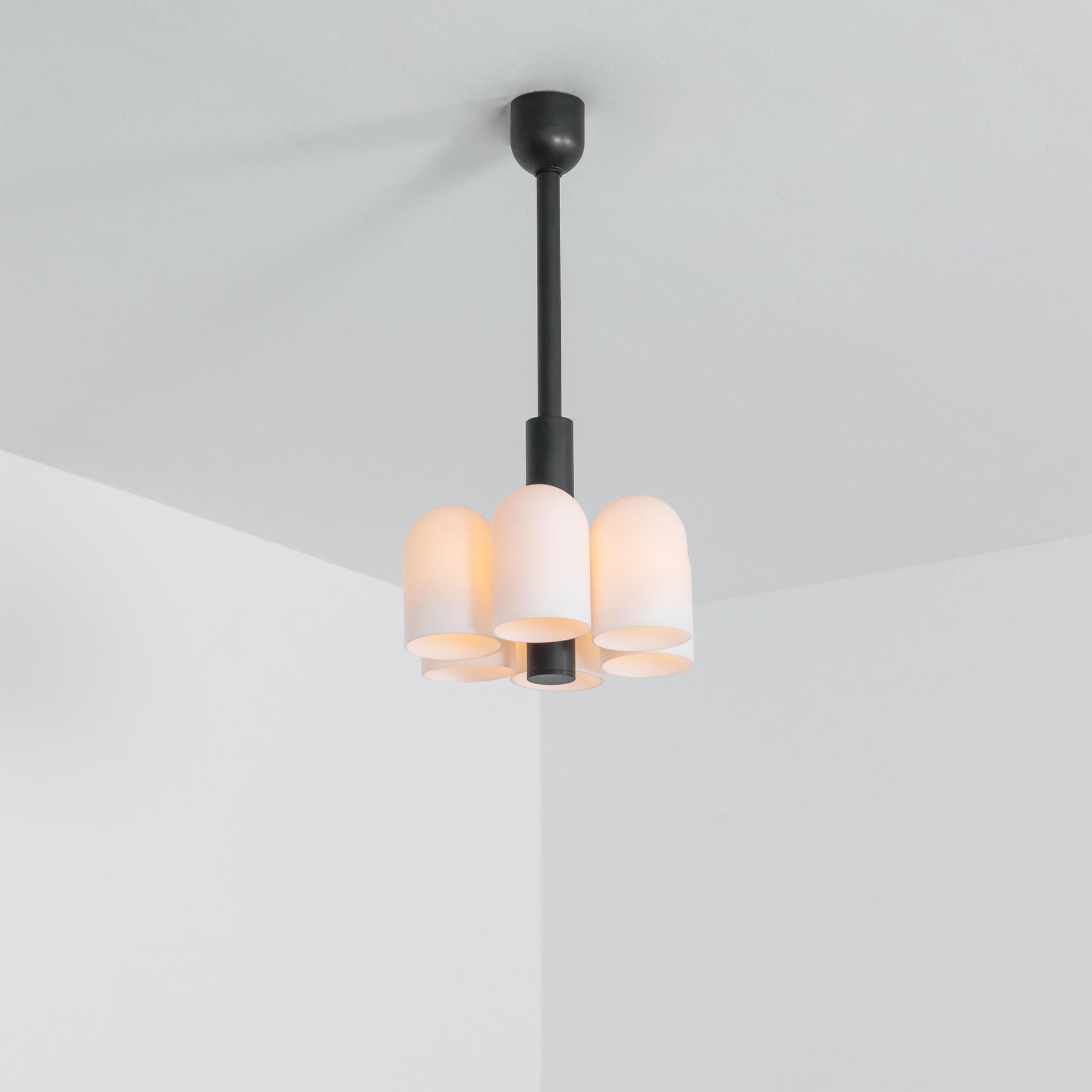 Odyssey 6 Black Pendant Light by Schwung 8