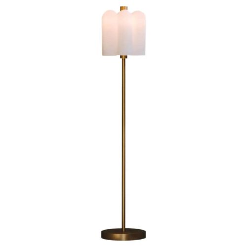 Odyssey 6 Brass Floor Lamp by Schwung 1