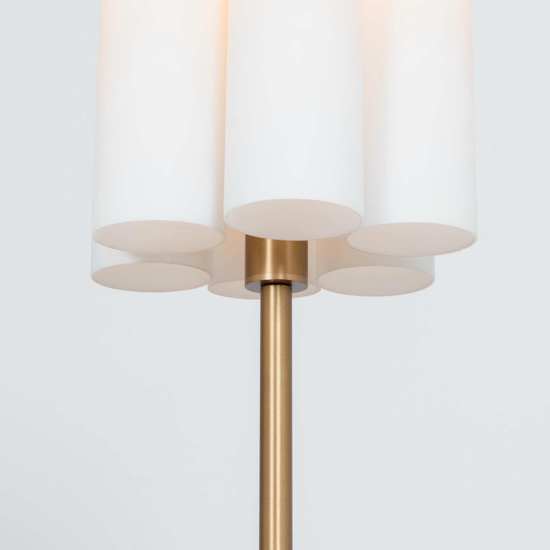 Odyssey 6 Brass Floor Lamp by Schwung 7