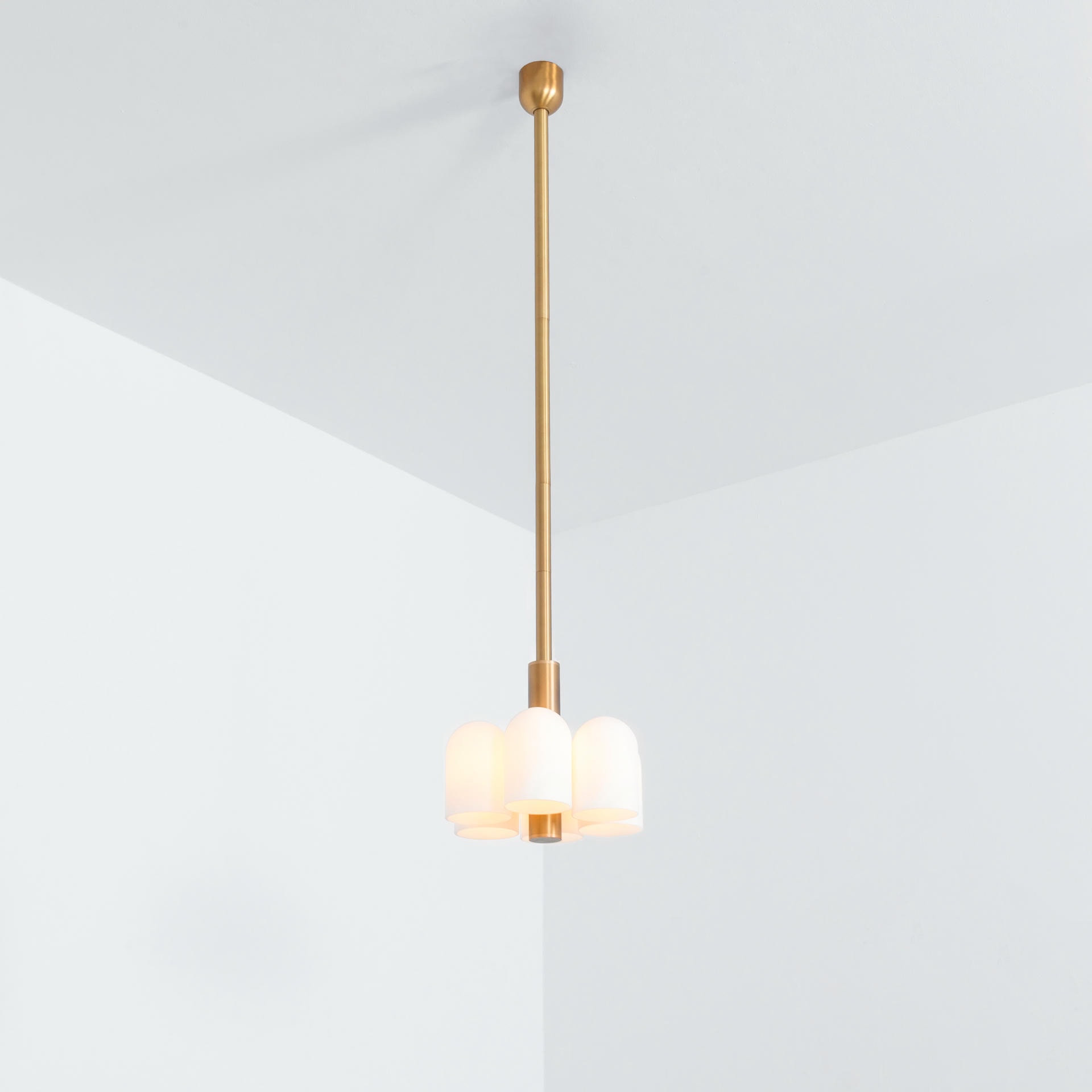 Odyssey 6 Brass Pendant Light by Schwung 10