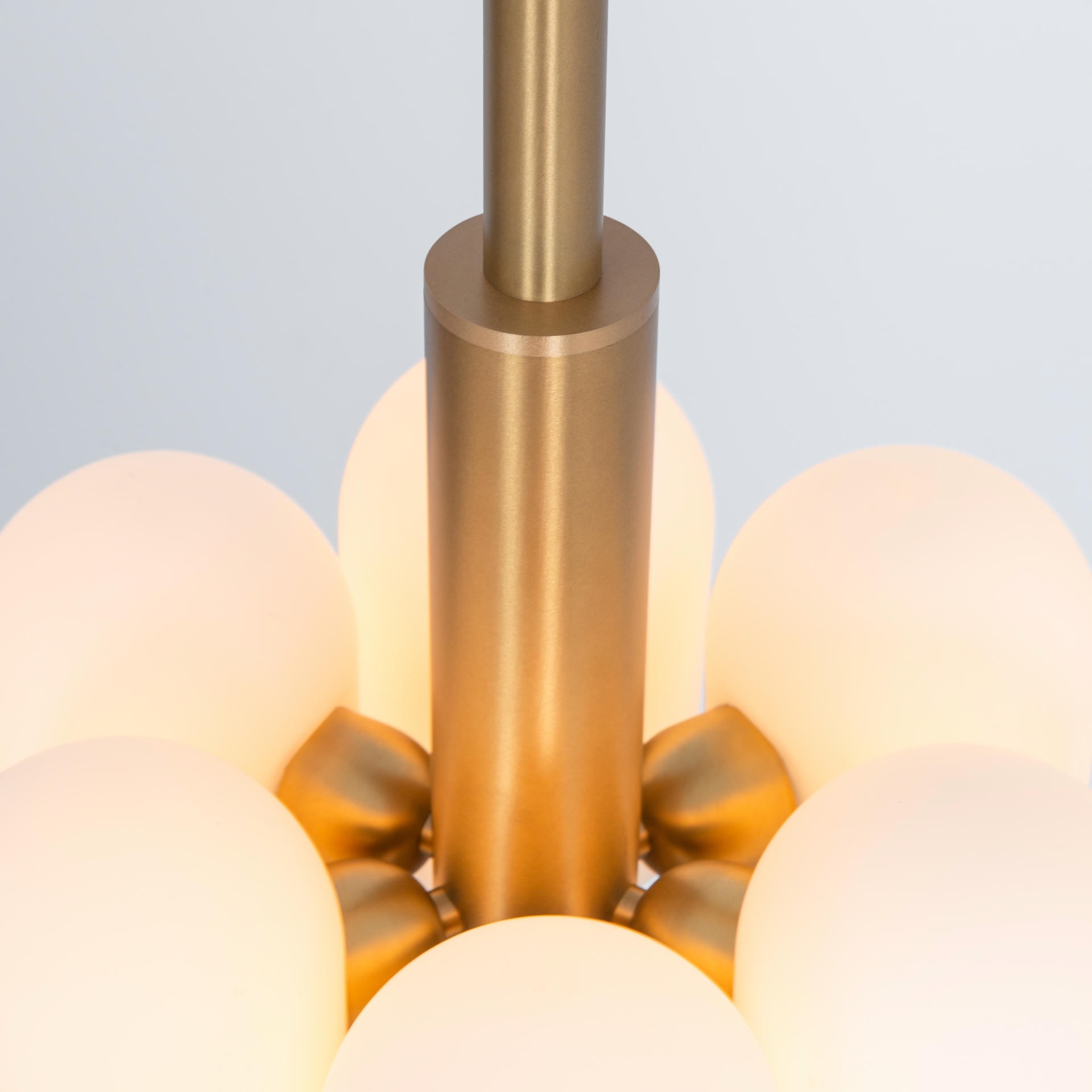Odyssey 6 Brass Pendant Light by Schwung 5
