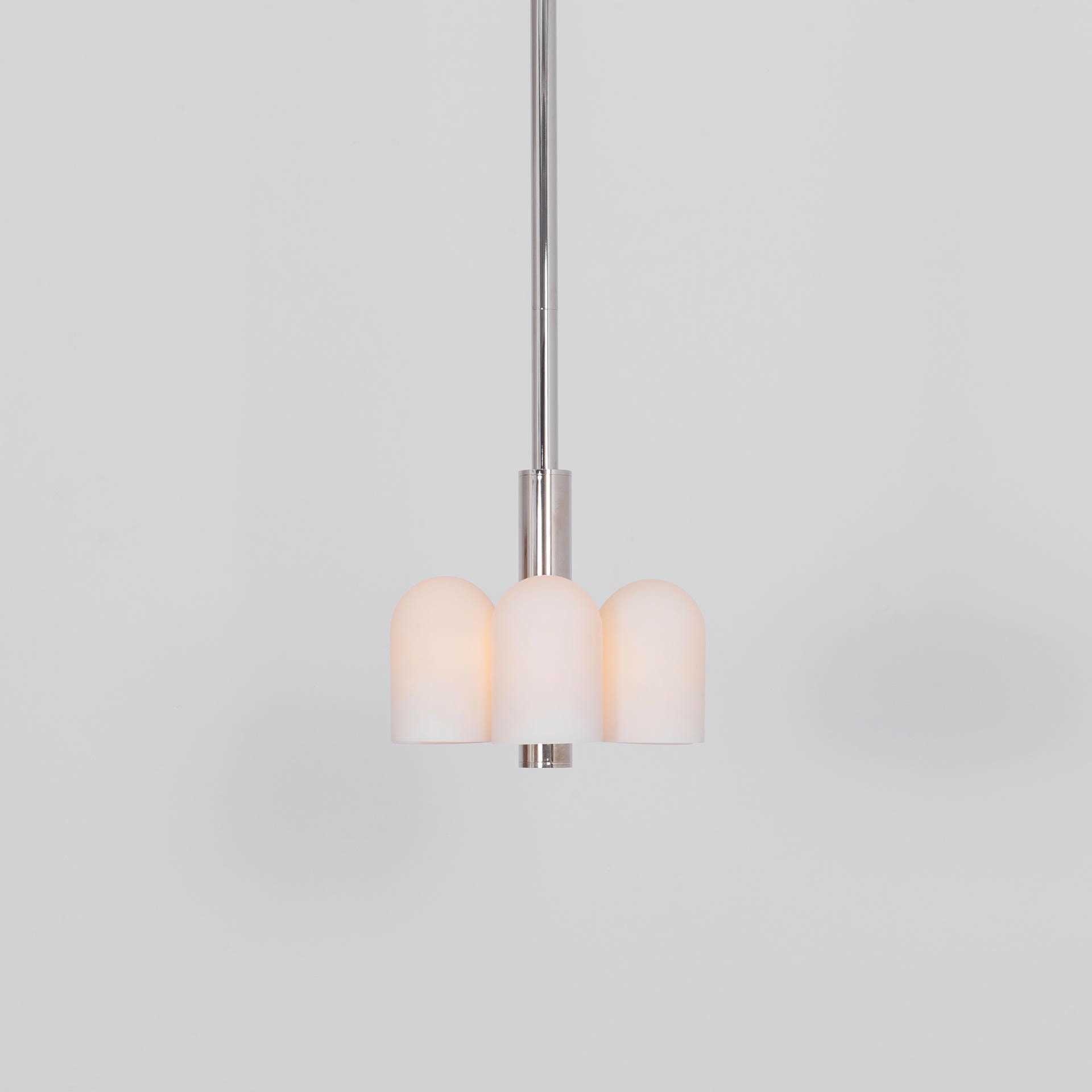 Odyssey 6 Polished Nickel Pendant Light by Schwung 11