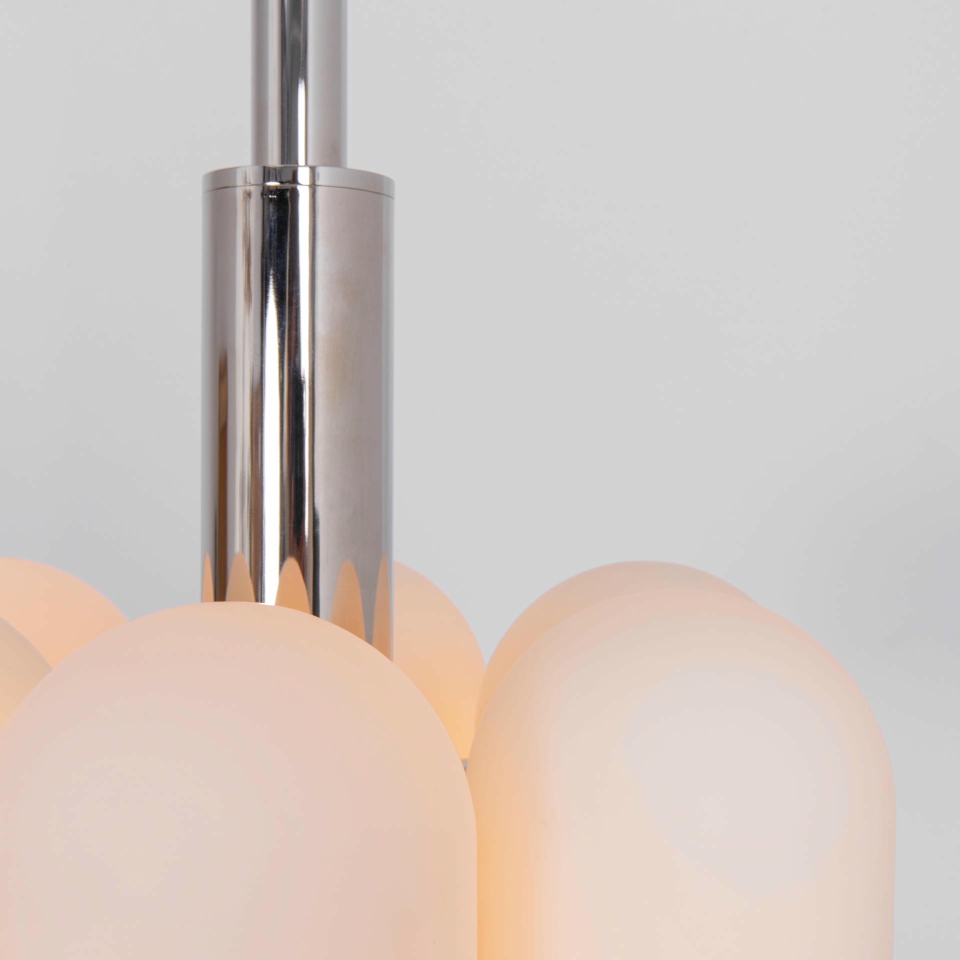 Odyssey 6 Polished Nickel Pendant Light by Schwung 5
