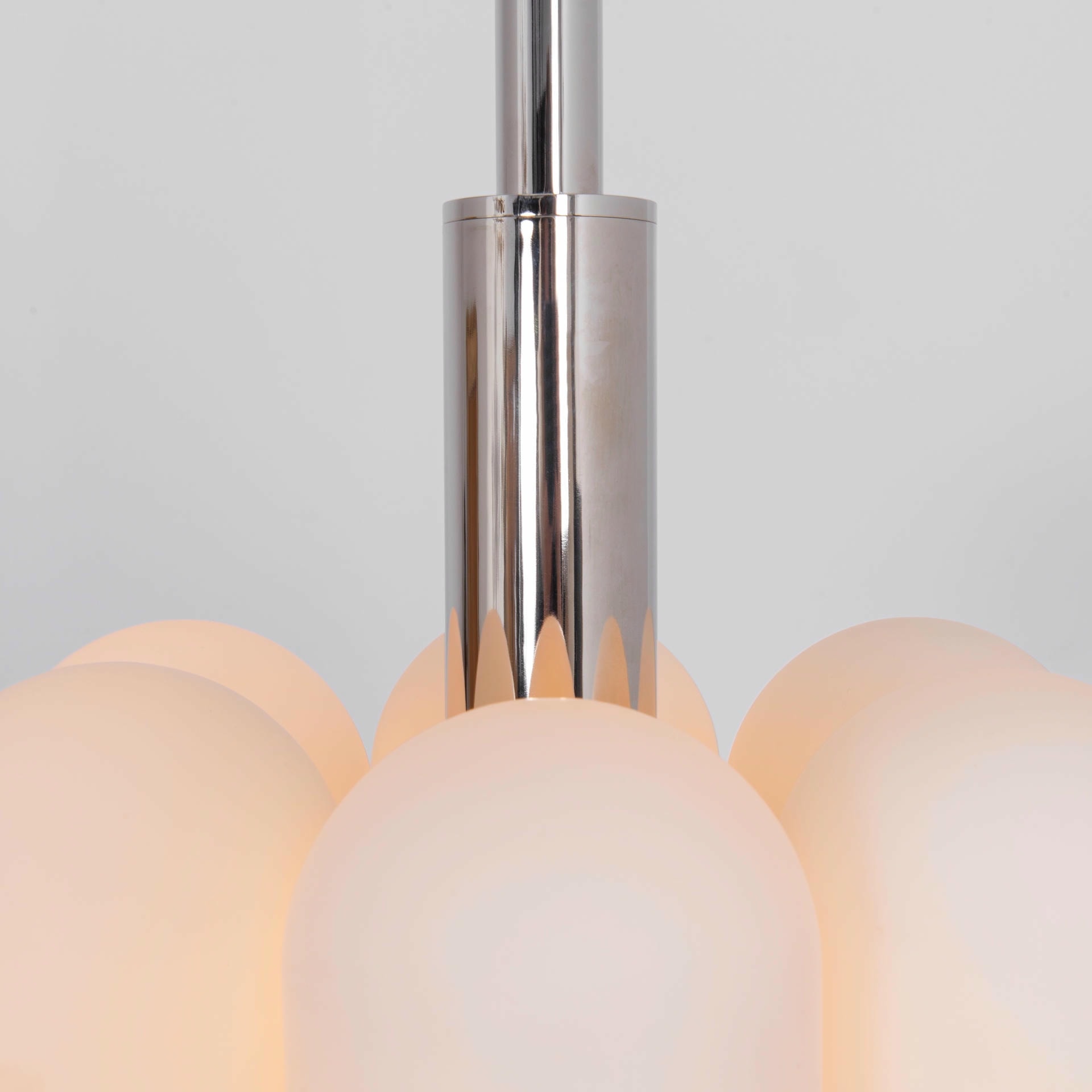 Odyssey 6 Polished Nickel Pendant Light by Schwung 6