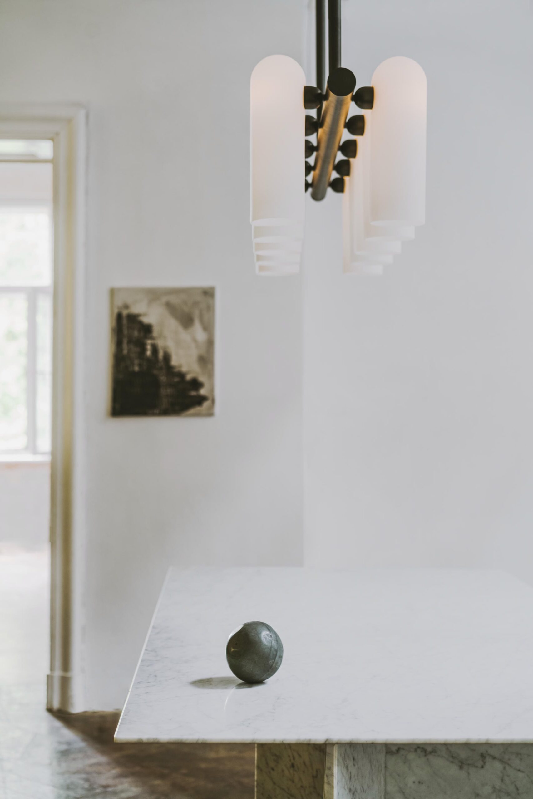Odyssey Linear SM Black Chandelier by Schwung 5