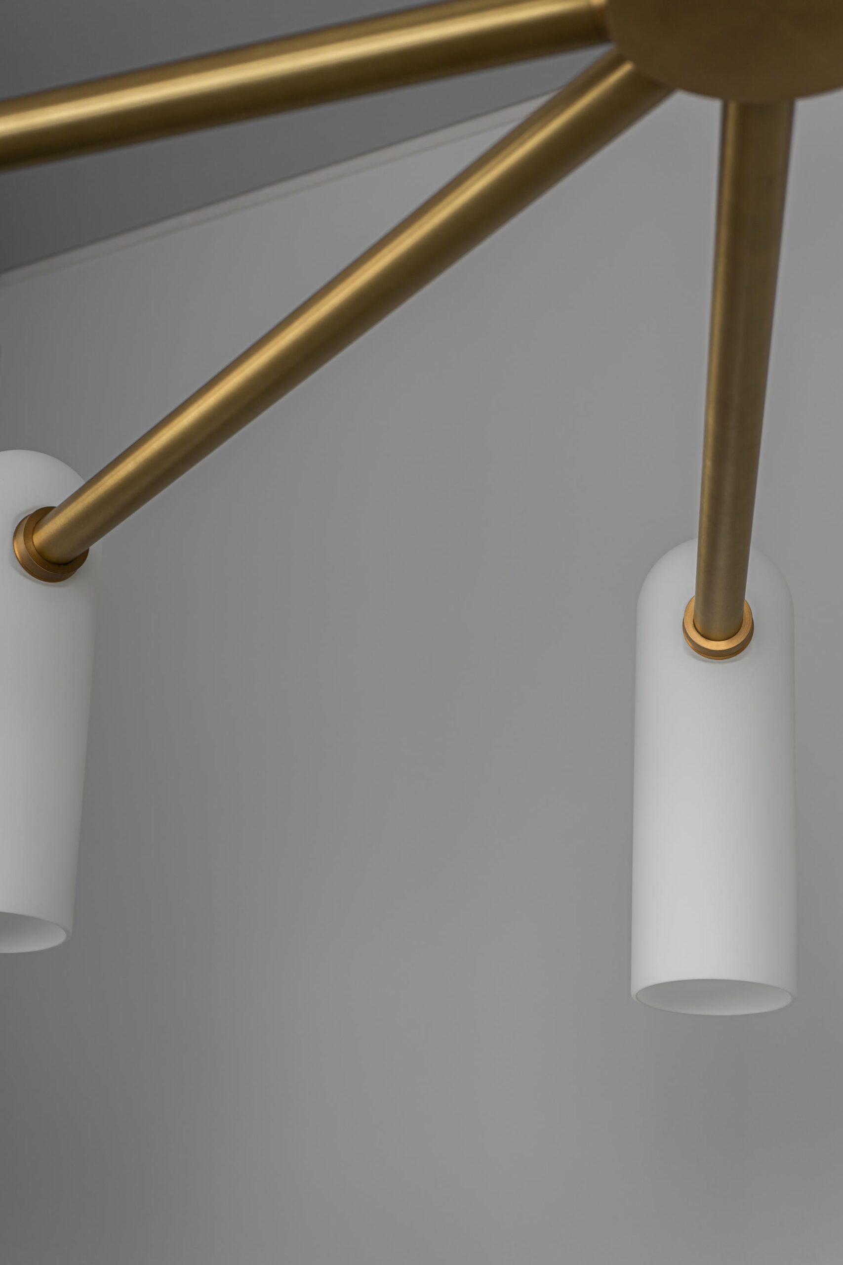Odyssey Round LG Brass Chandelier by Schwung 4
