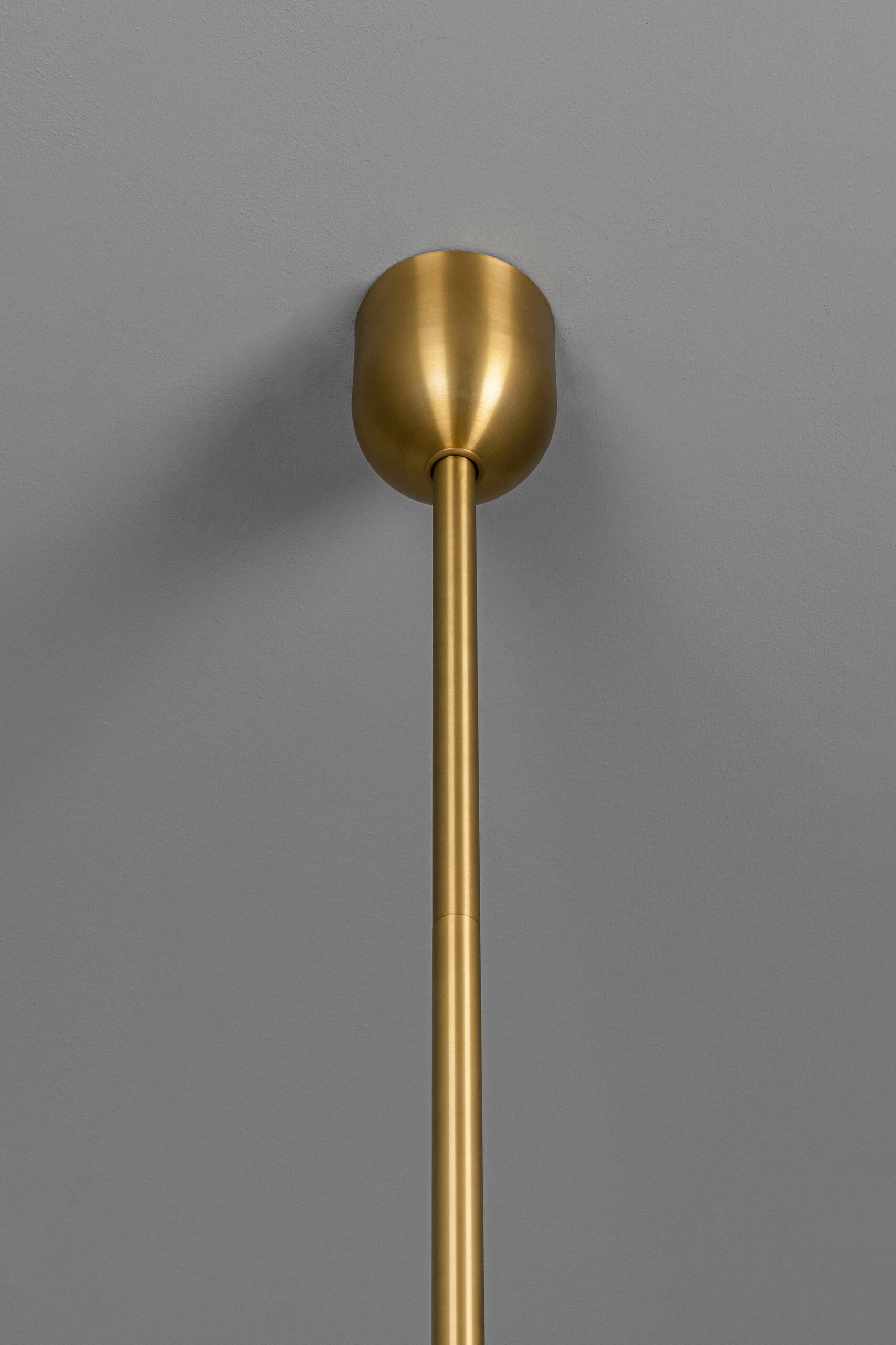 Odyssey Round LG Brass Chandelier by Schwung 5
