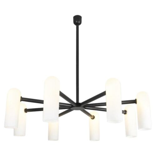 Odyssey Round MD Black Chandelier by Schwung 1 1