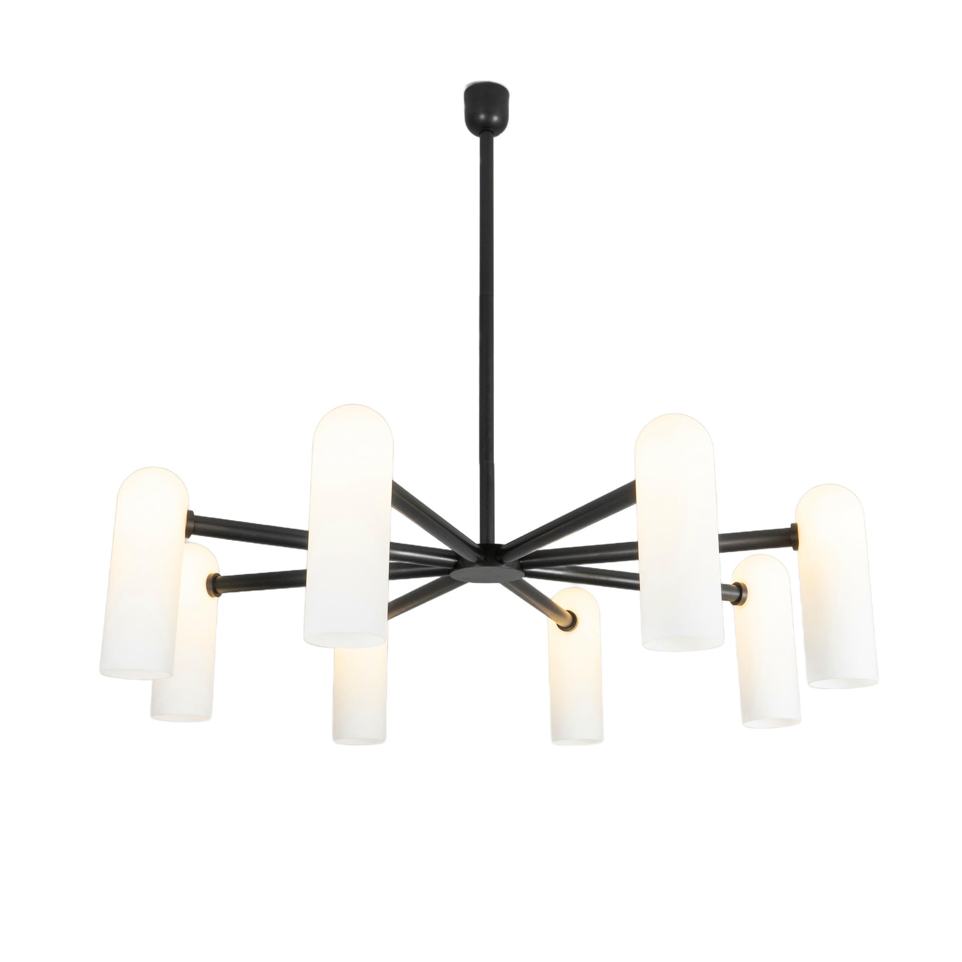 Odyssey Round MD Black Chandelier by Schwung 1