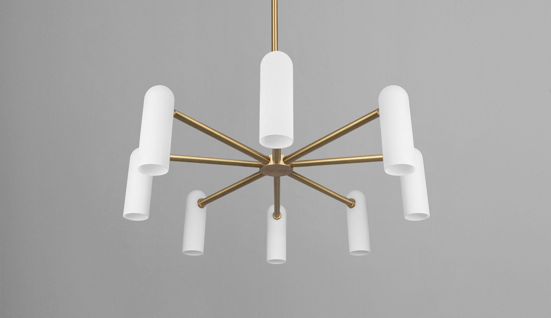 Odyssey Round MD Brass Chandelier by Schwung 2