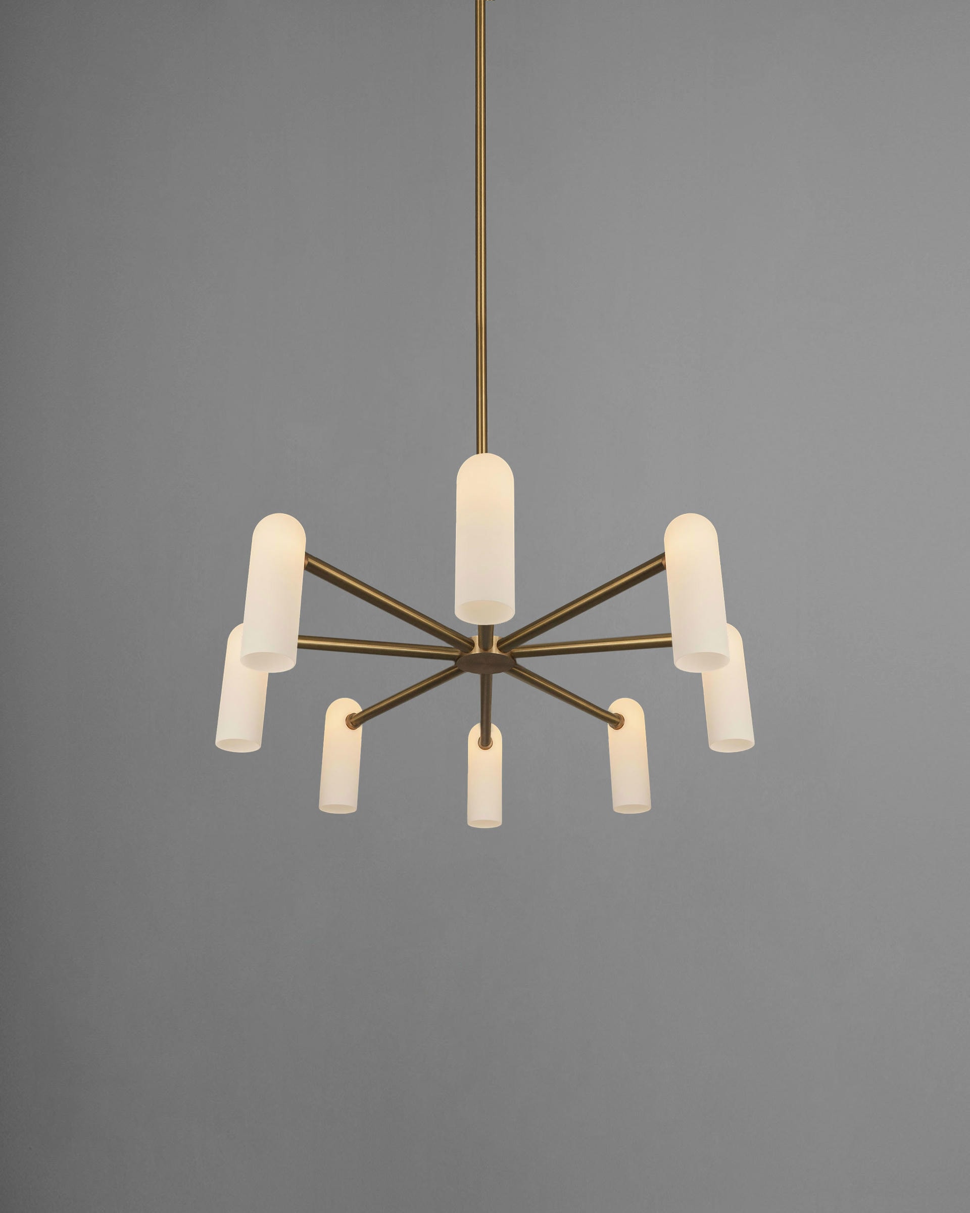 Odyssey Round MD Brass Chandelier by Schwung 3