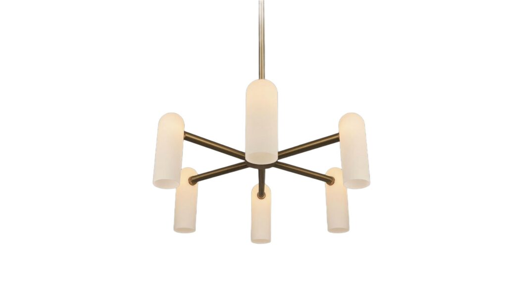 Odyssey Round SM Brass Chandelier by Schwung 1