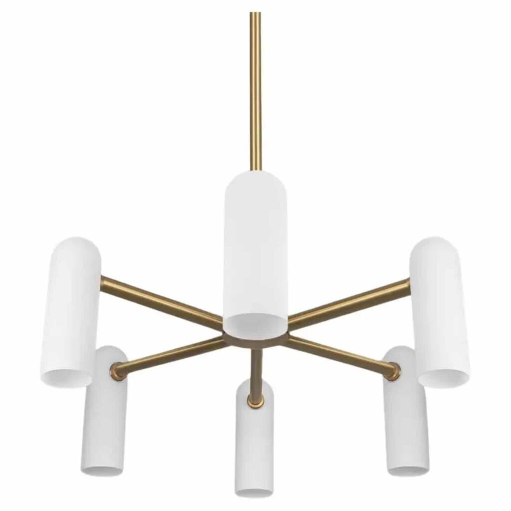 Odyssey Round SM Brass Chandelier by Schwung 1
