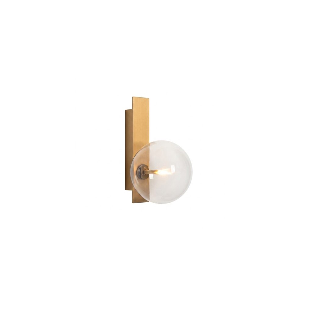 Oslo Brass Wall Sconce by Schwung 1
