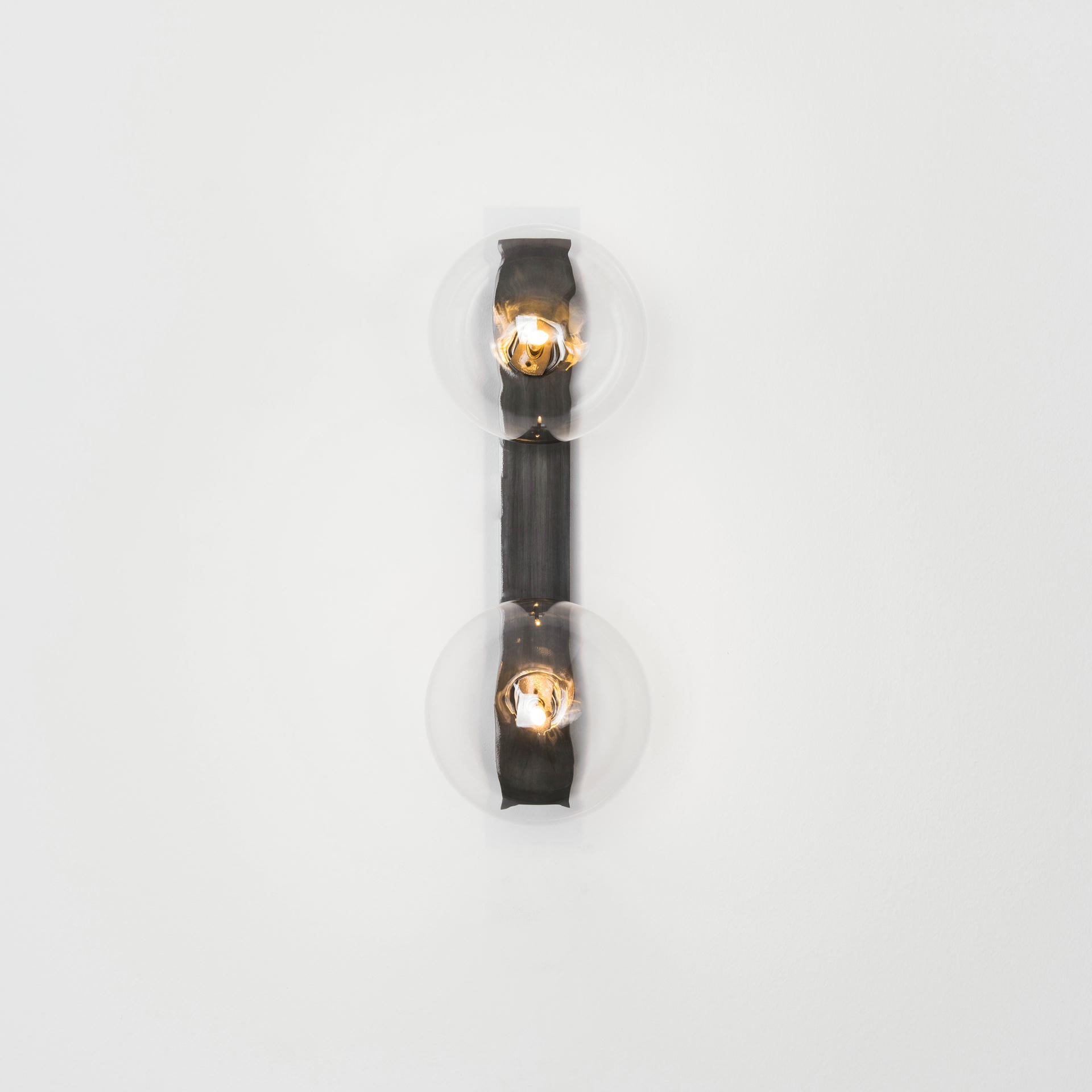Oslo Dual Brass Wall Sconce by Schwung 6