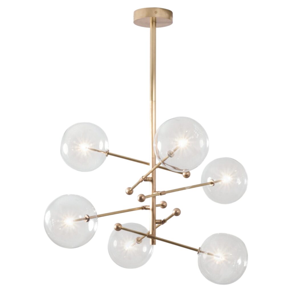 RD15 6 Arms Chandelier by Schwung 1