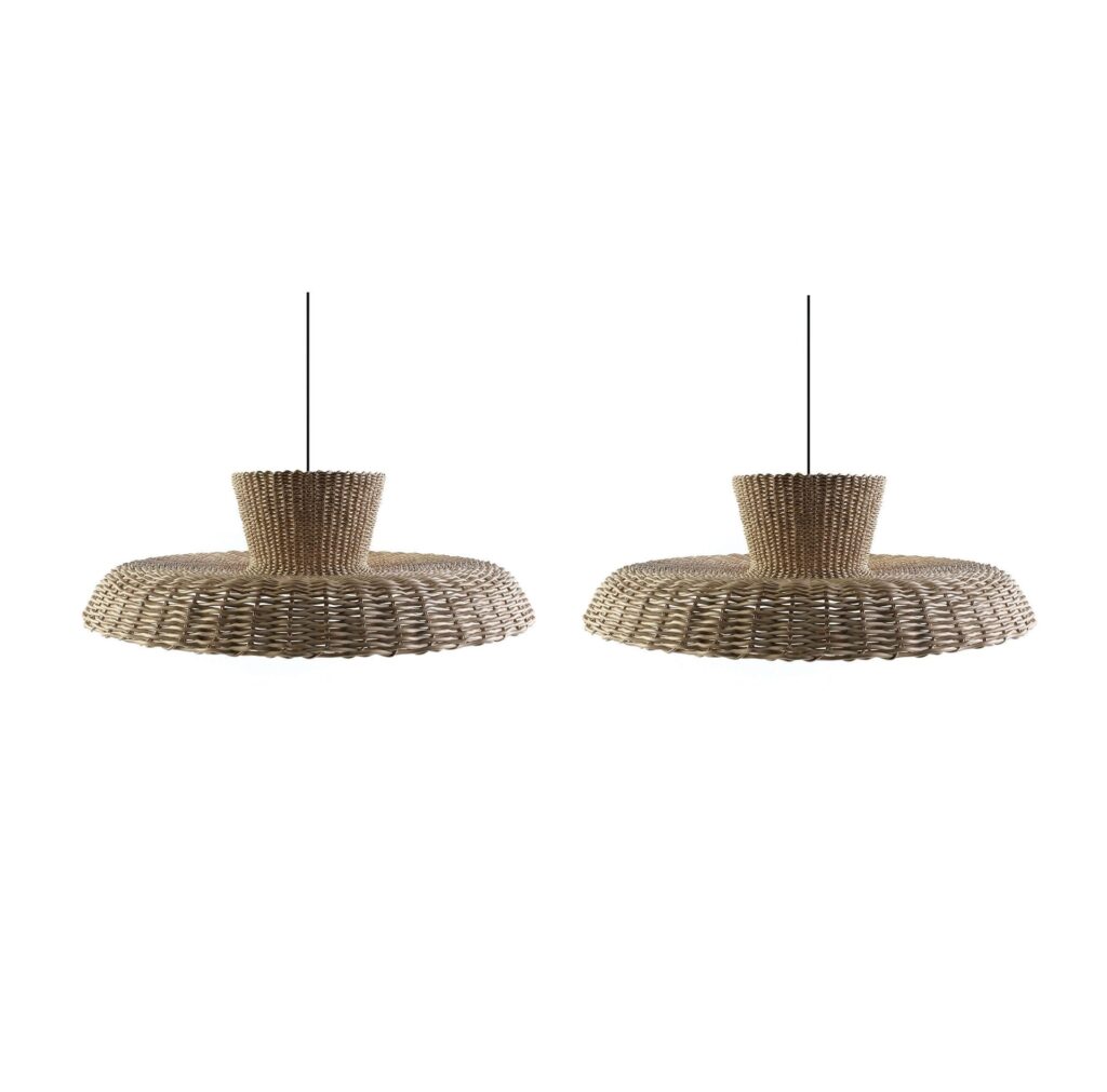 Set Of 2 Small Strikha Pendant Lamps by Faina 1