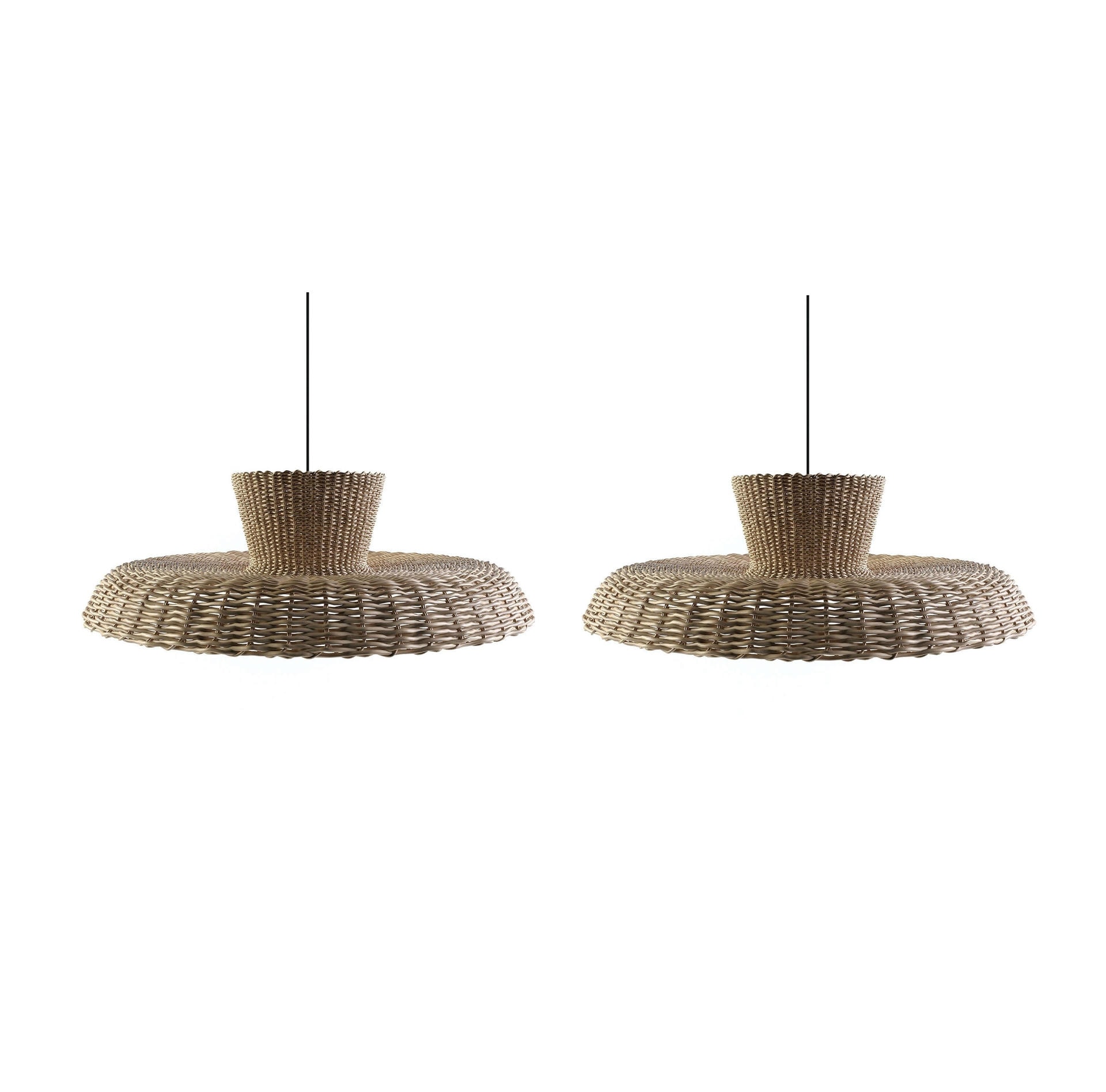 Set Of 2 Small Strikha Pendant Lamps by Faina 1