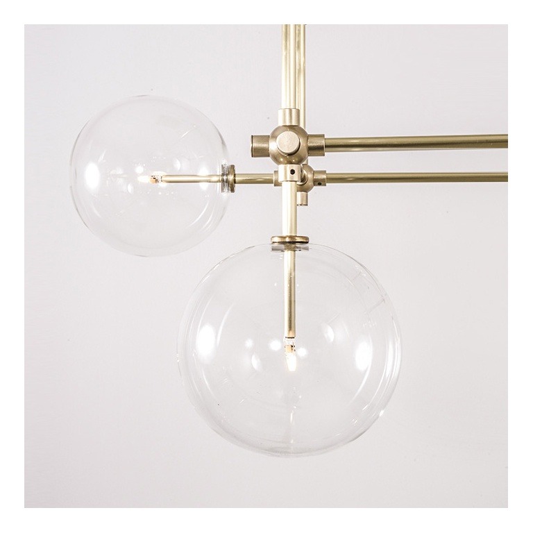 Soap 6 DT Brass Chandelier by Schwung 4