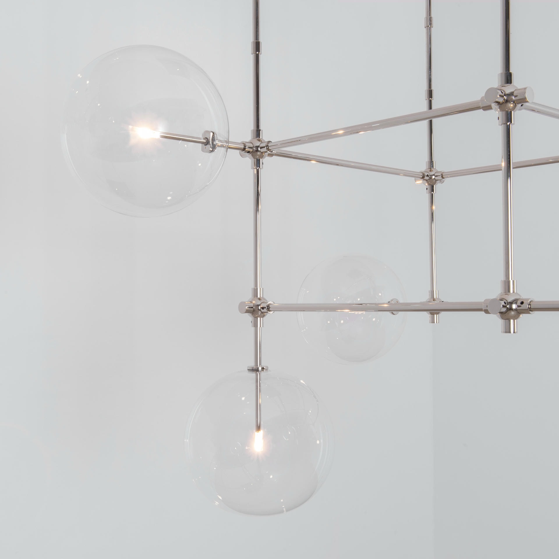 Soap 6 Dt Brass Chandelier by Schwung 3