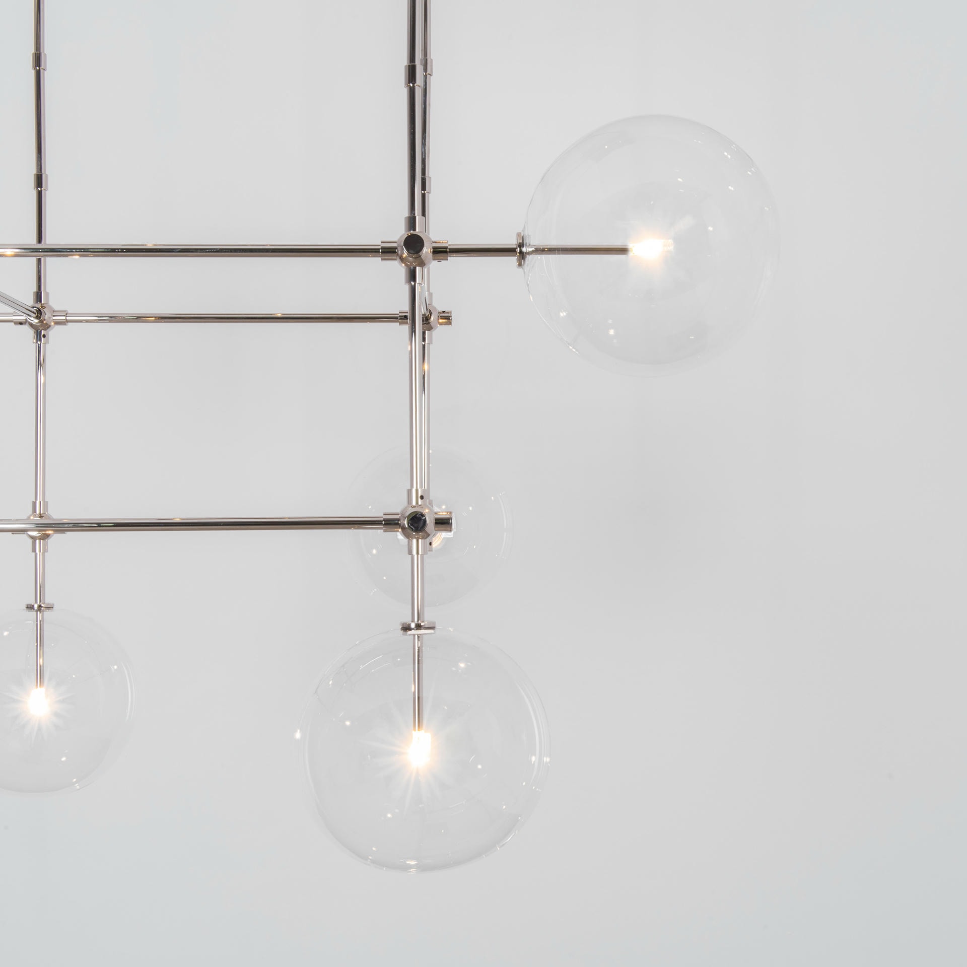 Soap 6 Dt Brass Chandelier by Schwung 4