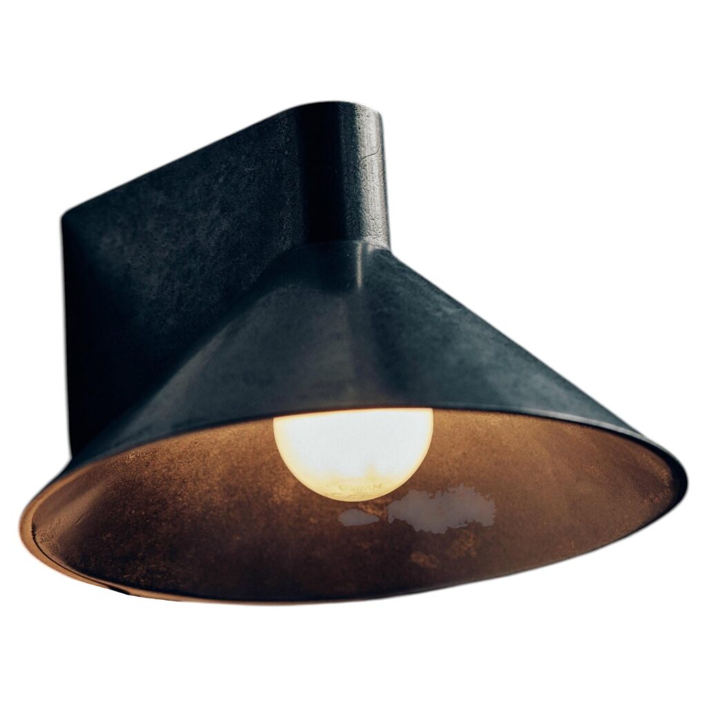 Stainless Steel Conical Wall Light by Henry Wilson 1