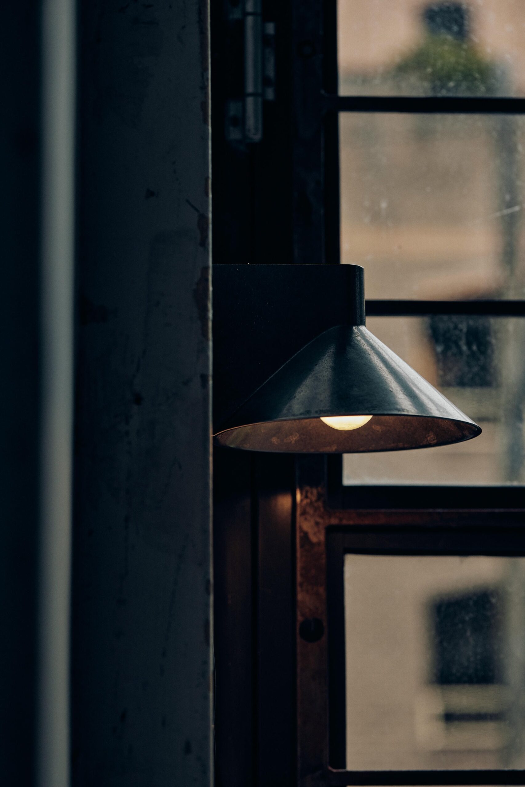 Stainless Steel Conical Wall Light by Henry Wilson 4