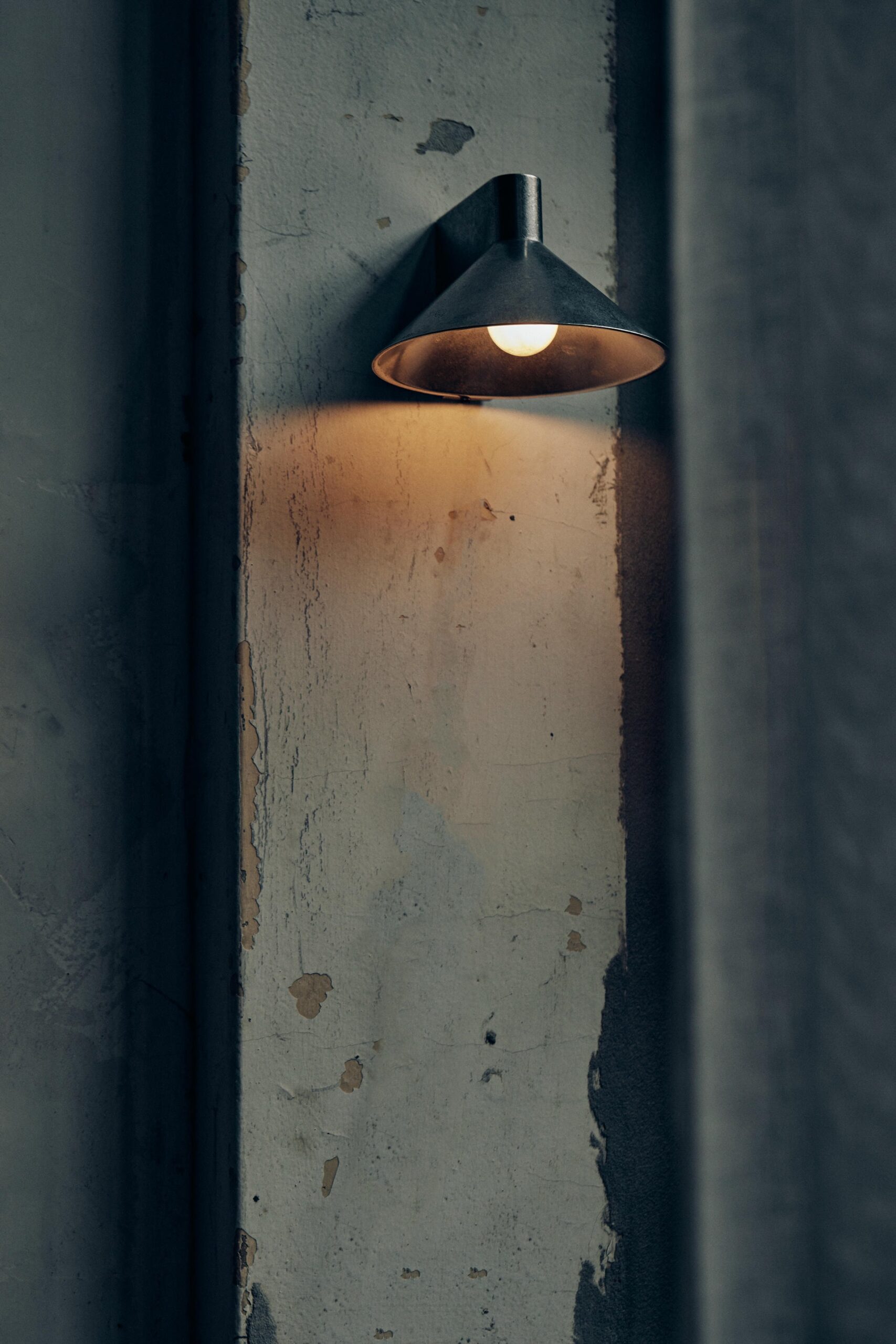 Stainless Steel Conical Wall Light by Henry Wilson 6