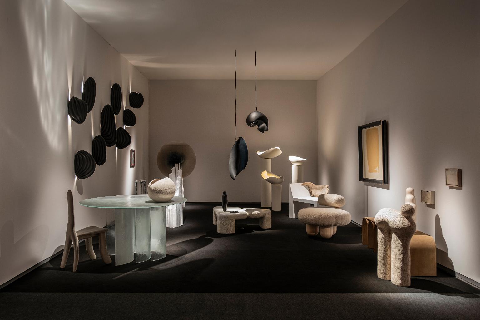 Tomb Chair by Rick Owens White Marble Moose Antler Modern Design 12